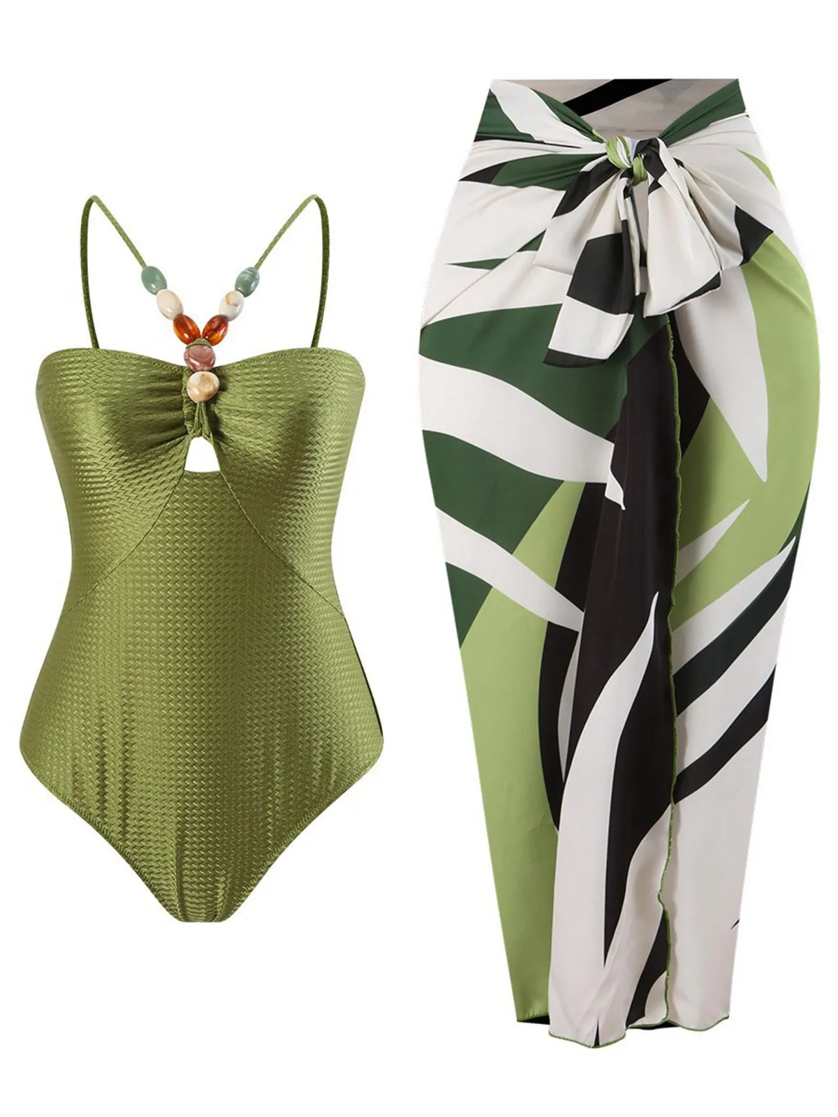1960s Tropical Plant Cover-up