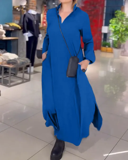 🔥2024 Hot Sale🔥Comfortable dress with slits