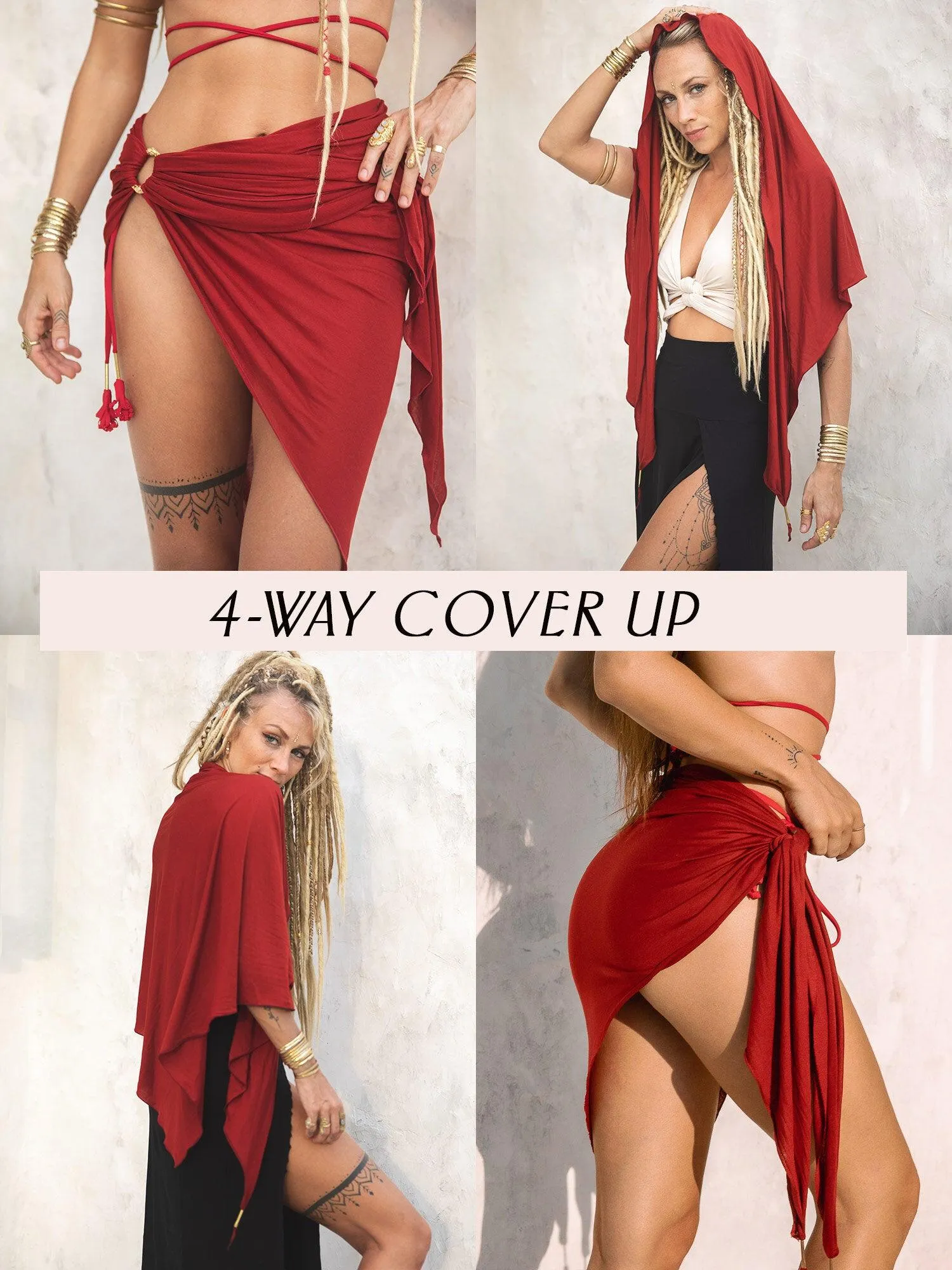 4-Way Cover Up - Forest Jade
