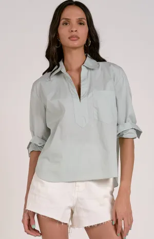 Abby Long sleeve Collared Top