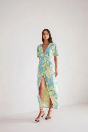 Aquitaine Wrap Dress - Floral Dream