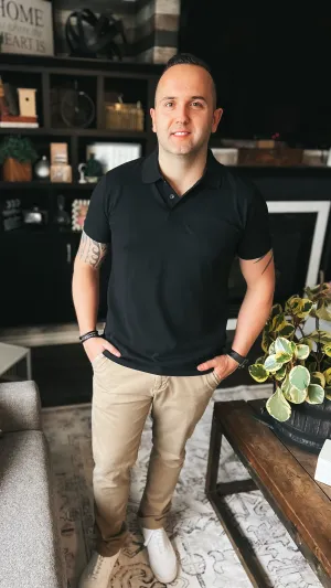 Ben Polo Shirt: Black