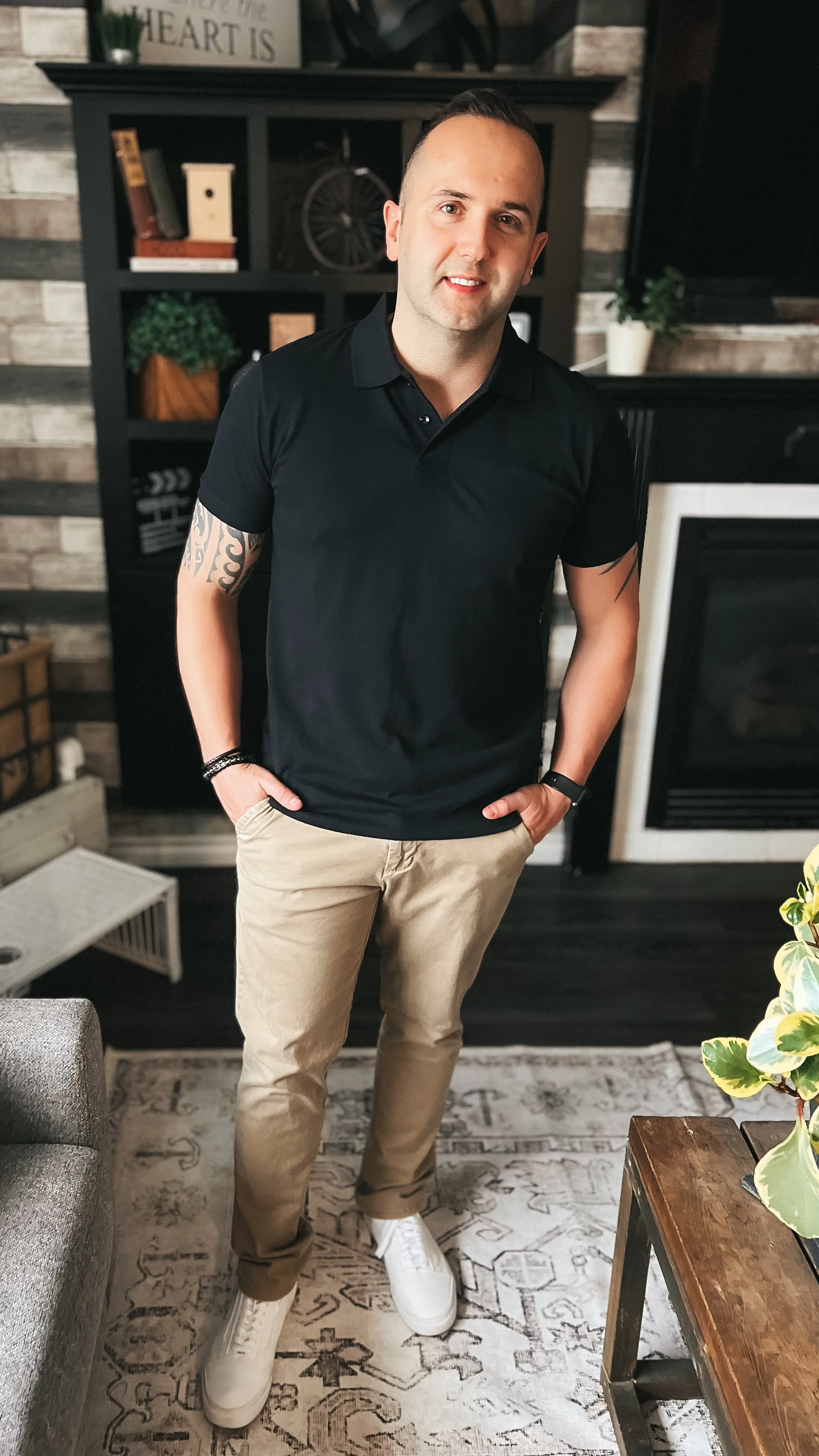Ben Polo Shirt: Black