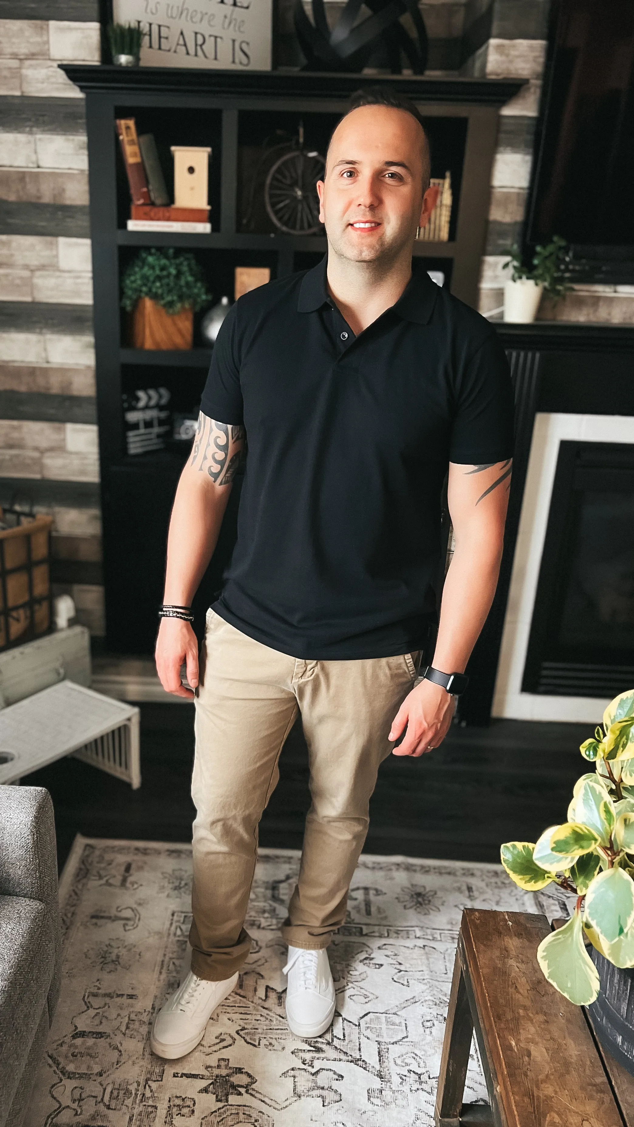 Ben Polo Shirt: Black