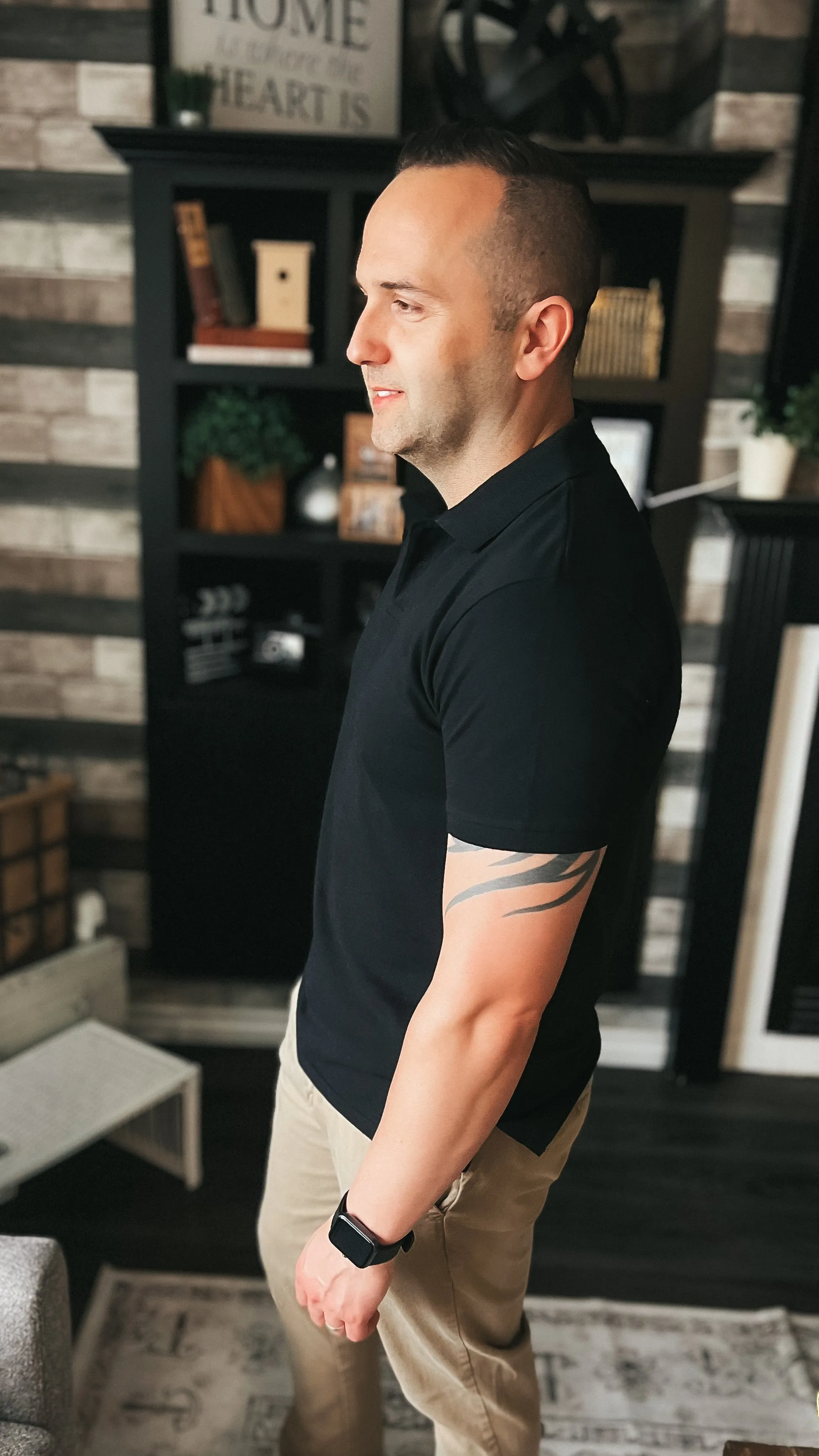 Ben Polo Shirt: Black