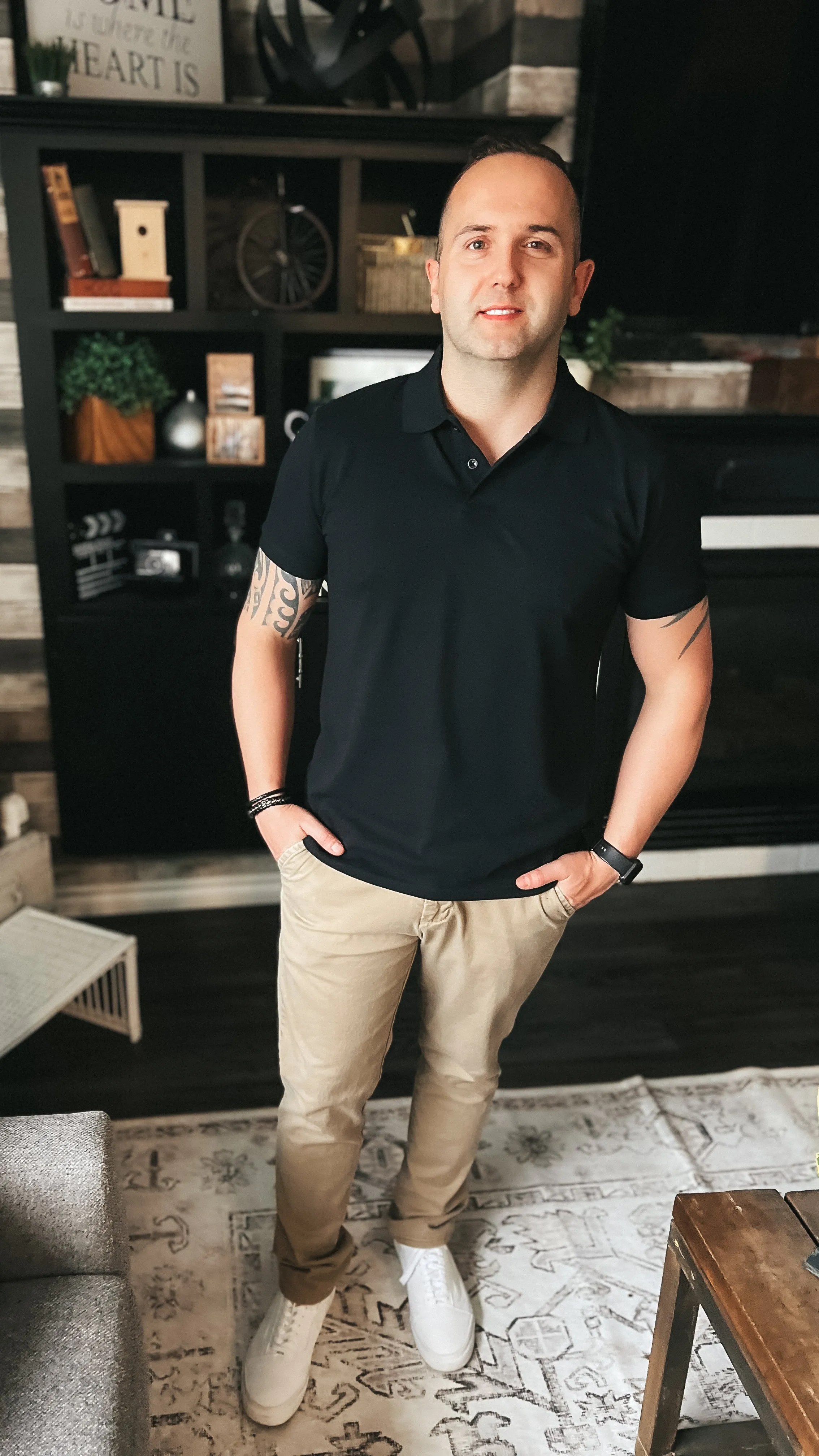 Ben Polo Shirt: Black