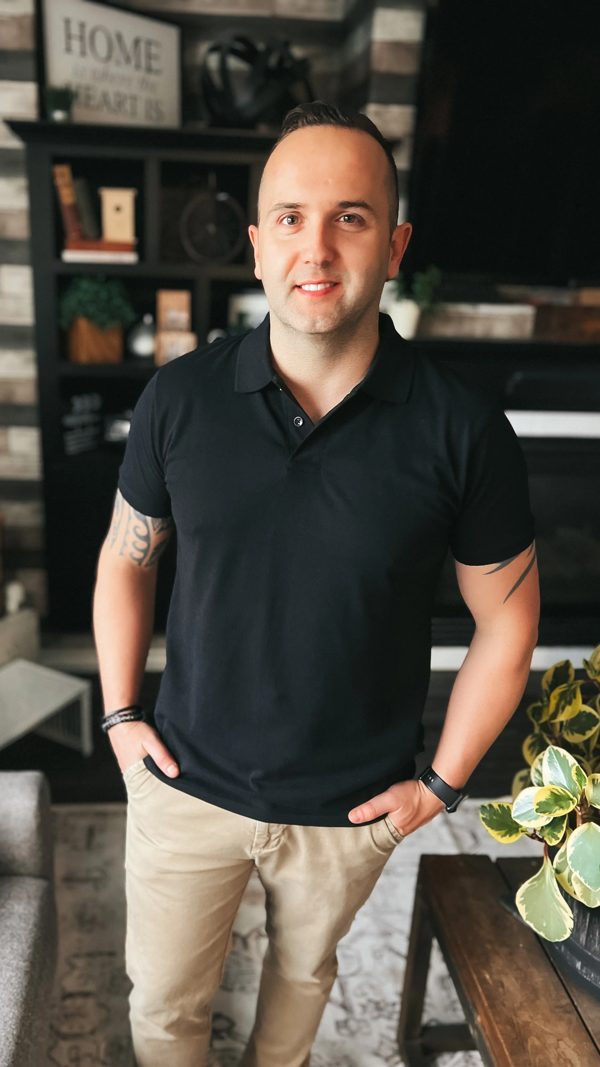 Ben Polo Shirt: Black