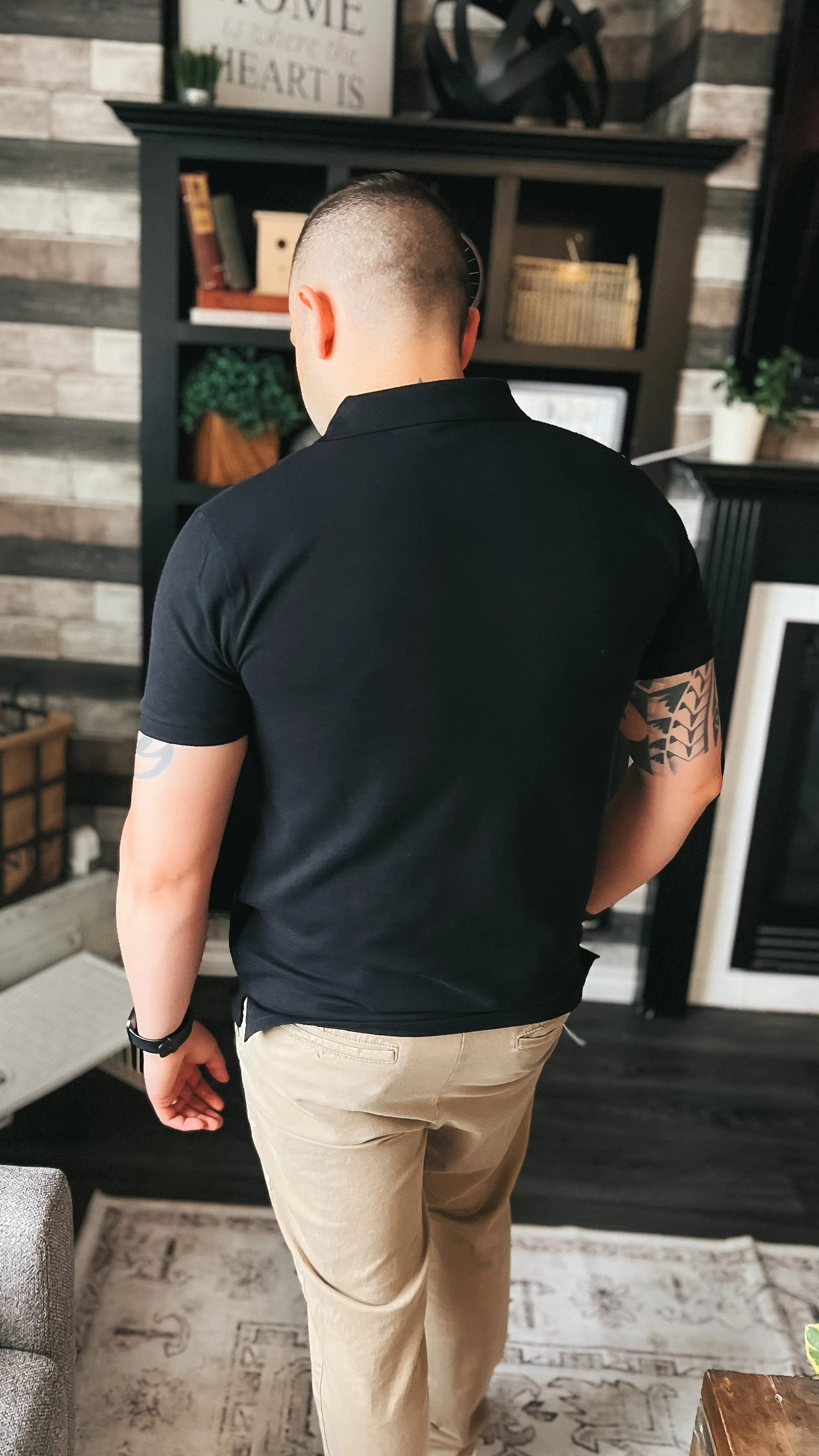 Ben Polo Shirt: Black