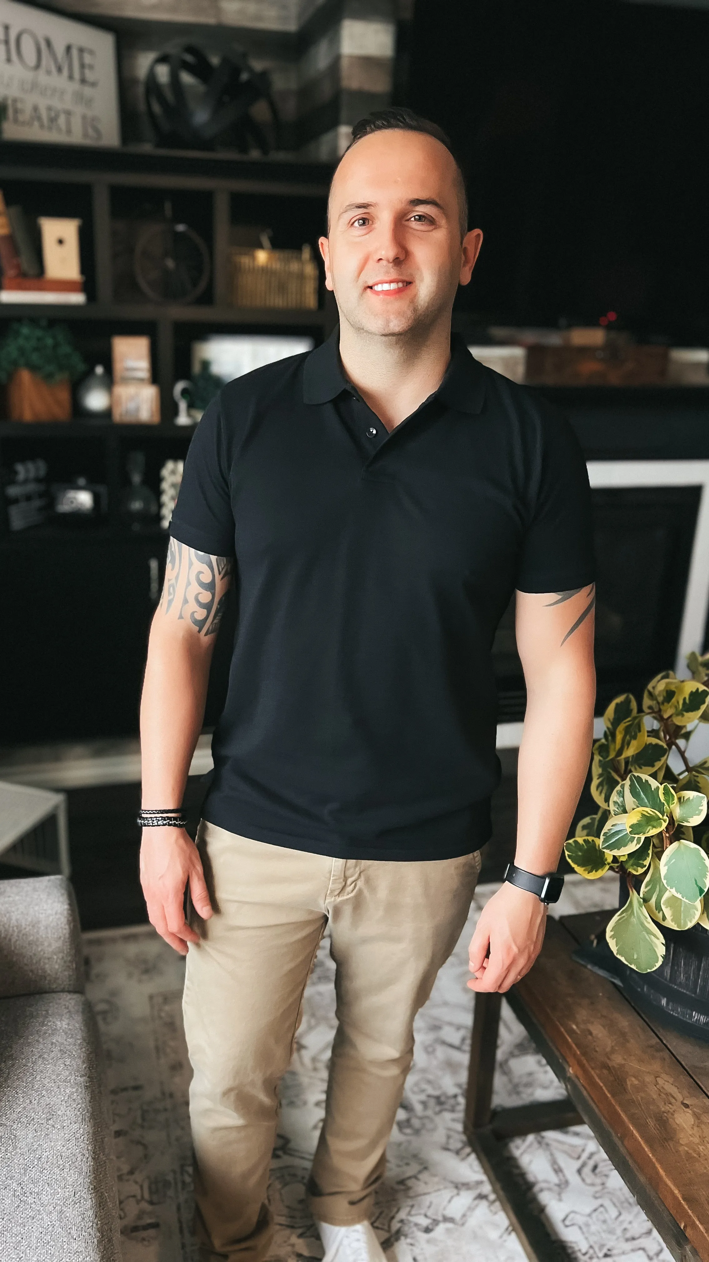 Ben Polo Shirt: Black