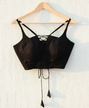 Black Sweet Autumn Blouse