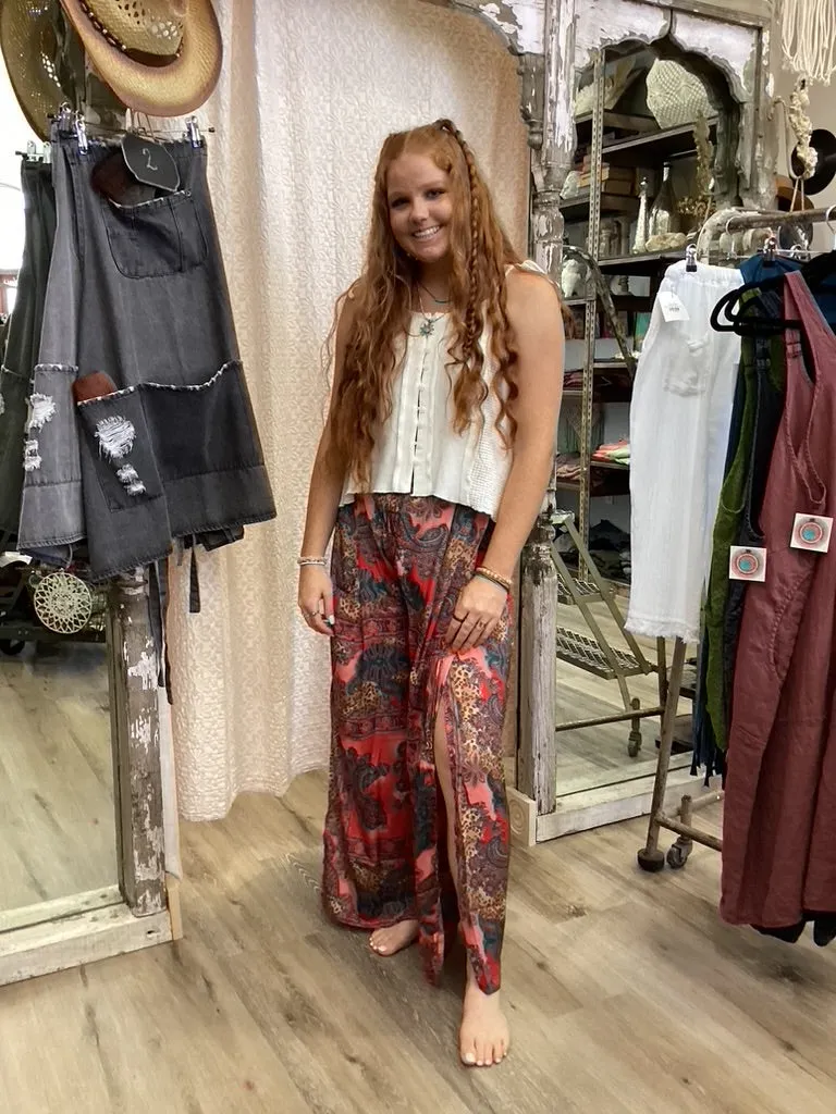 Boho Hidden Slit