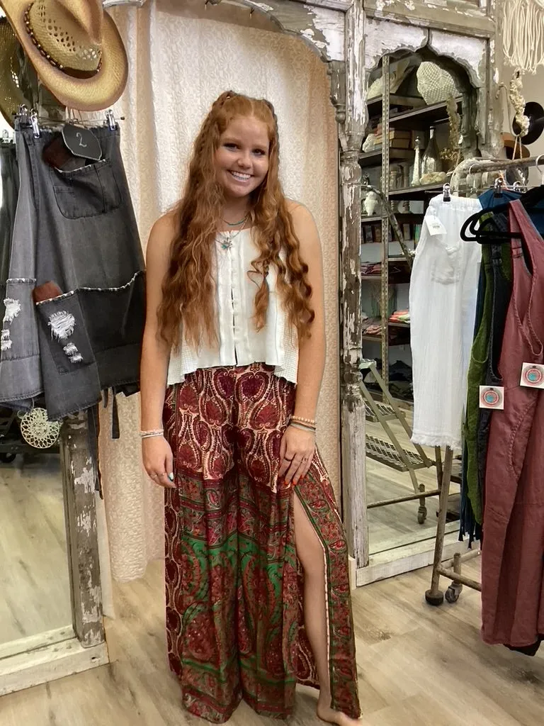 Boho Hidden Slit