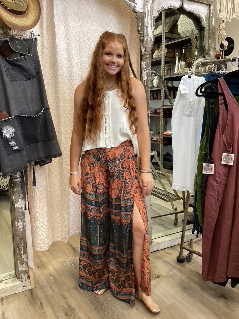 Boho Hidden Slit