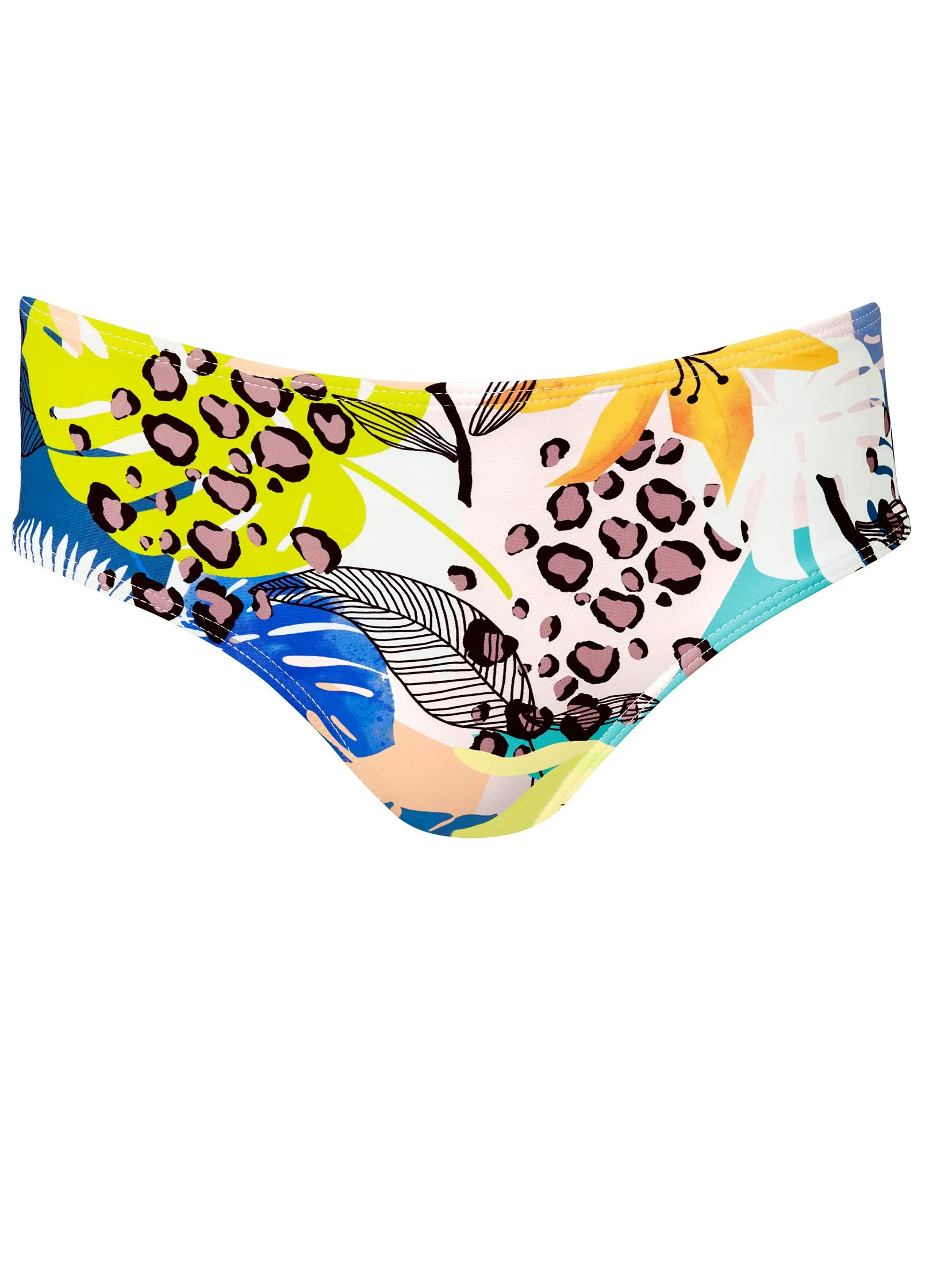 Boy Short Bikini Bottom - Wild Safari