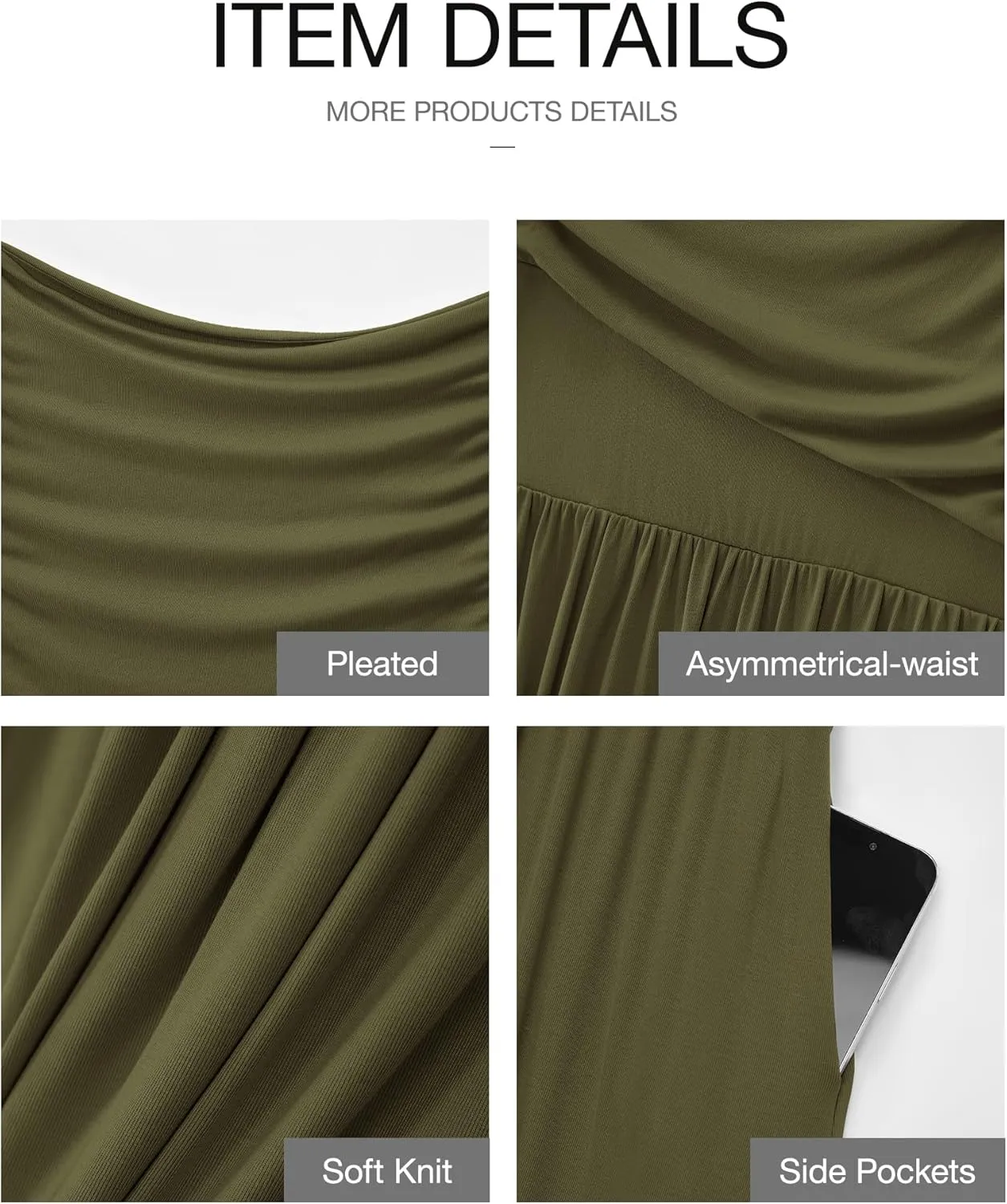 BTFBM Women Casual Dress 2025 Summer Sleeveless Ruched Maxi Dresses Boat Neck High Waist Lightweight Tank Dress Pockets
