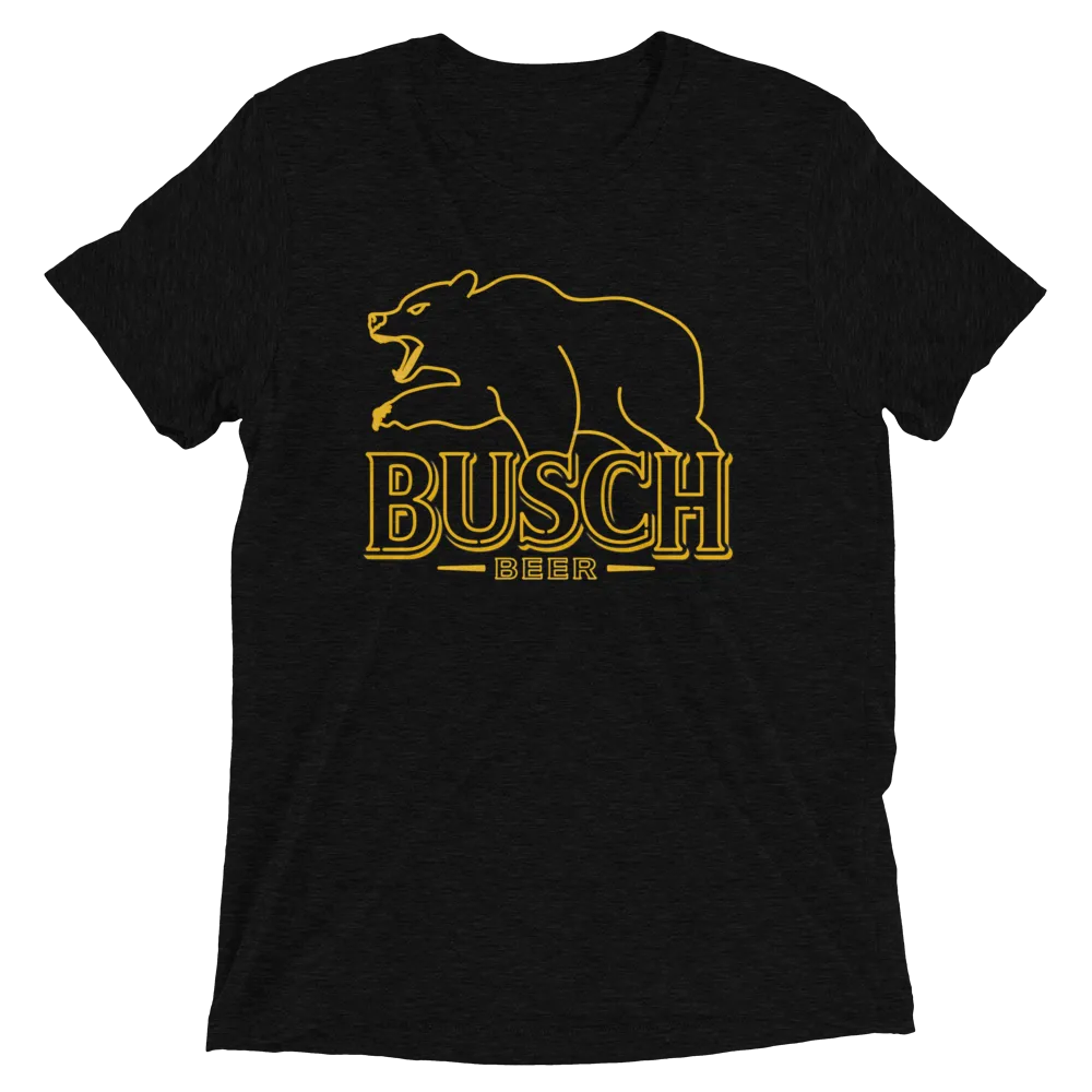 Busch Beer Bear Neon Sign T-Shirt
