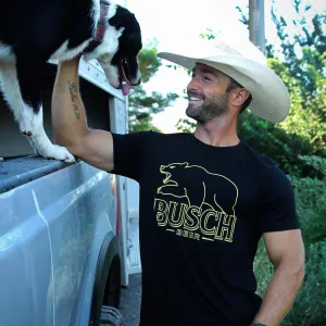 Busch Beer Bear Neon Sign T-Shirt