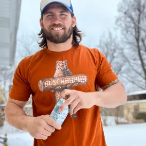 Busch Beer Grizzly Bear T-Shirt