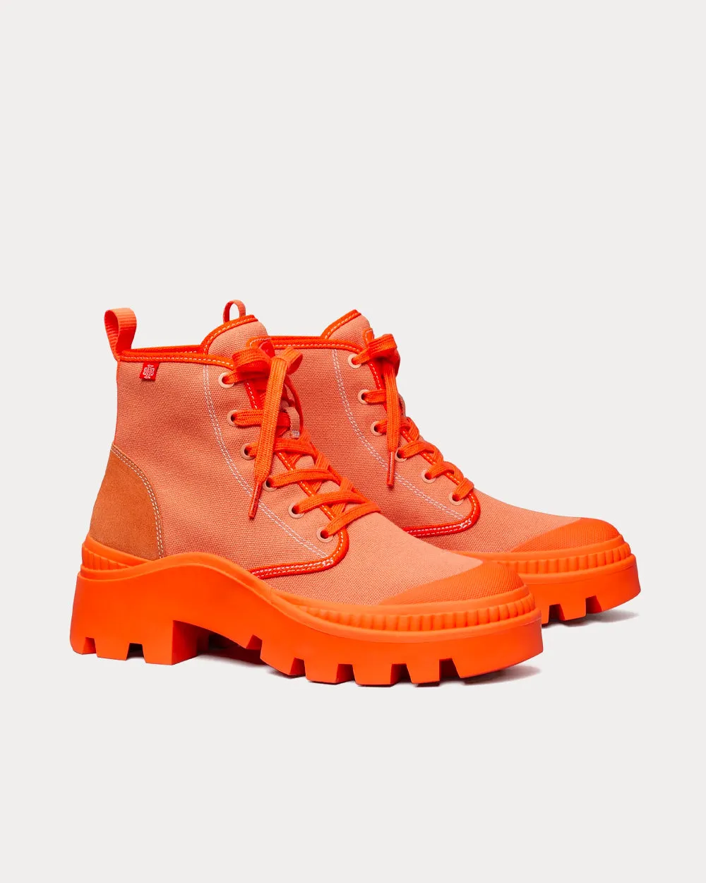 Camp Sneaker Boot Coral High Top Sneakers