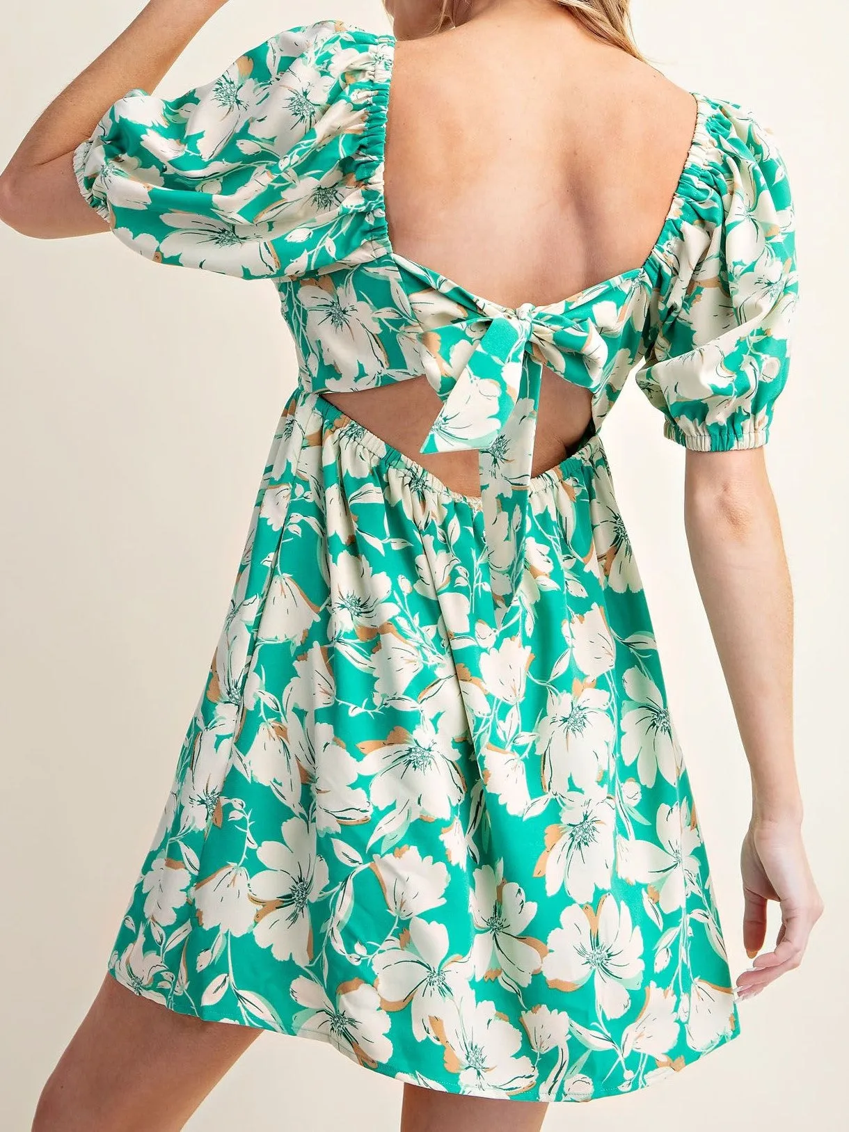 Caribbean Girl Dress in Mint