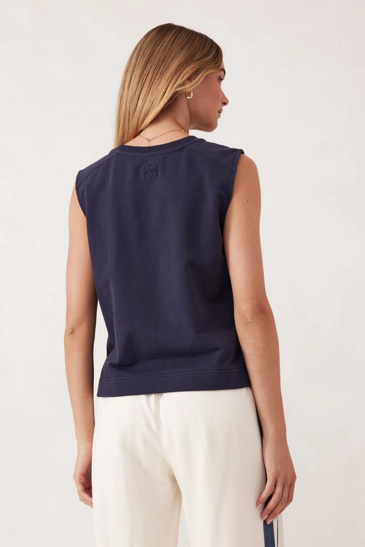 Ceres Life Sporty Terry Top - new navy