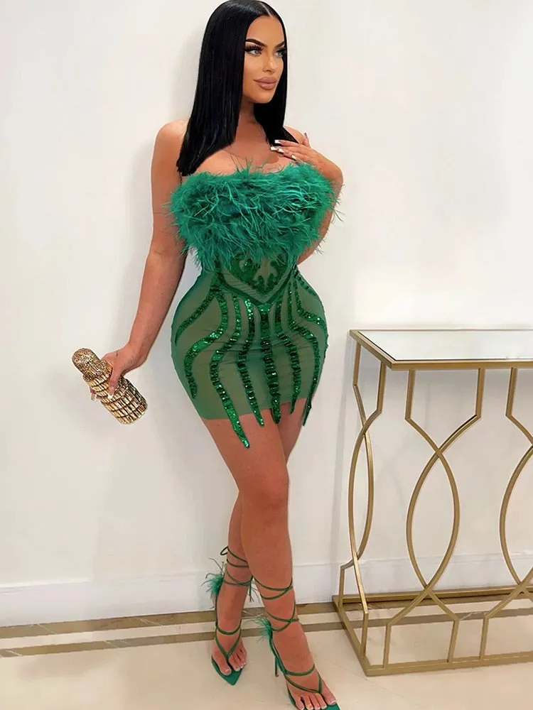 Chic Glam Sequin Dress