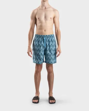 Cool Blue Copacabana Jacquard Board Shorts