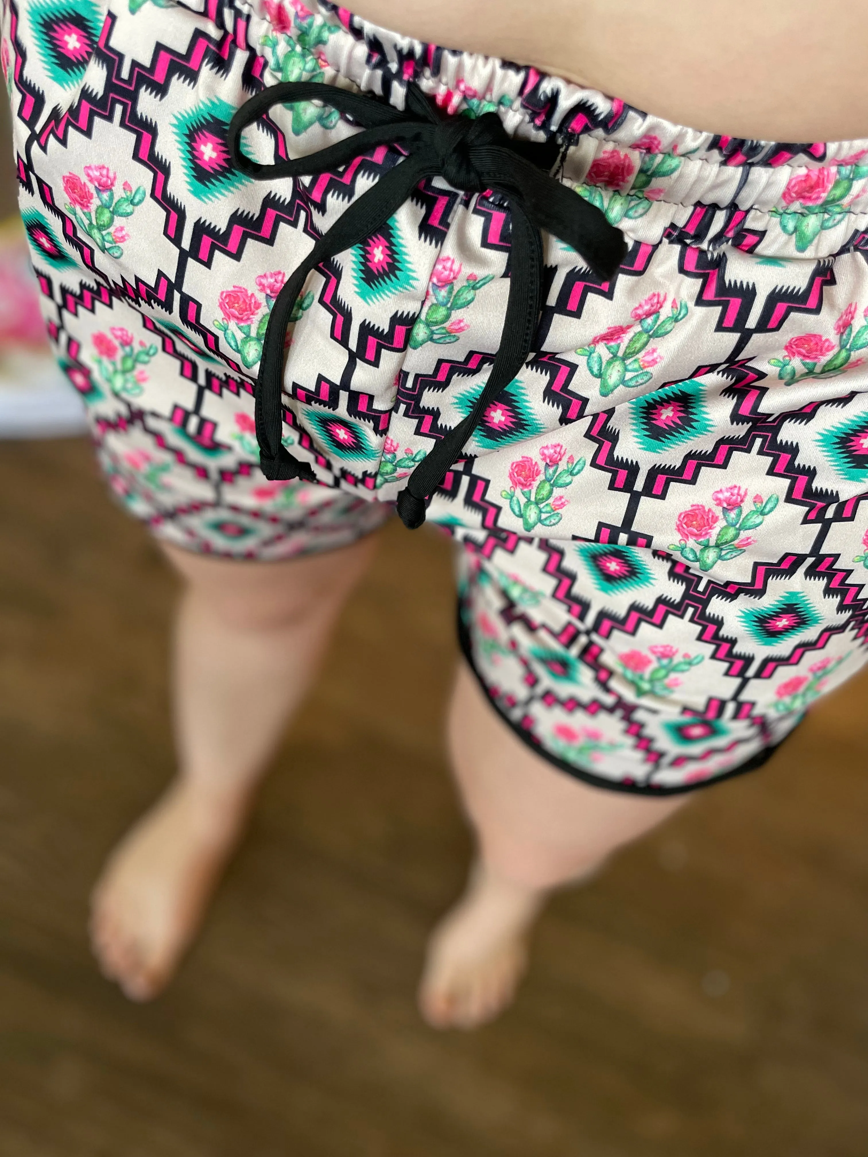 Cool Cactus Summer Shorts