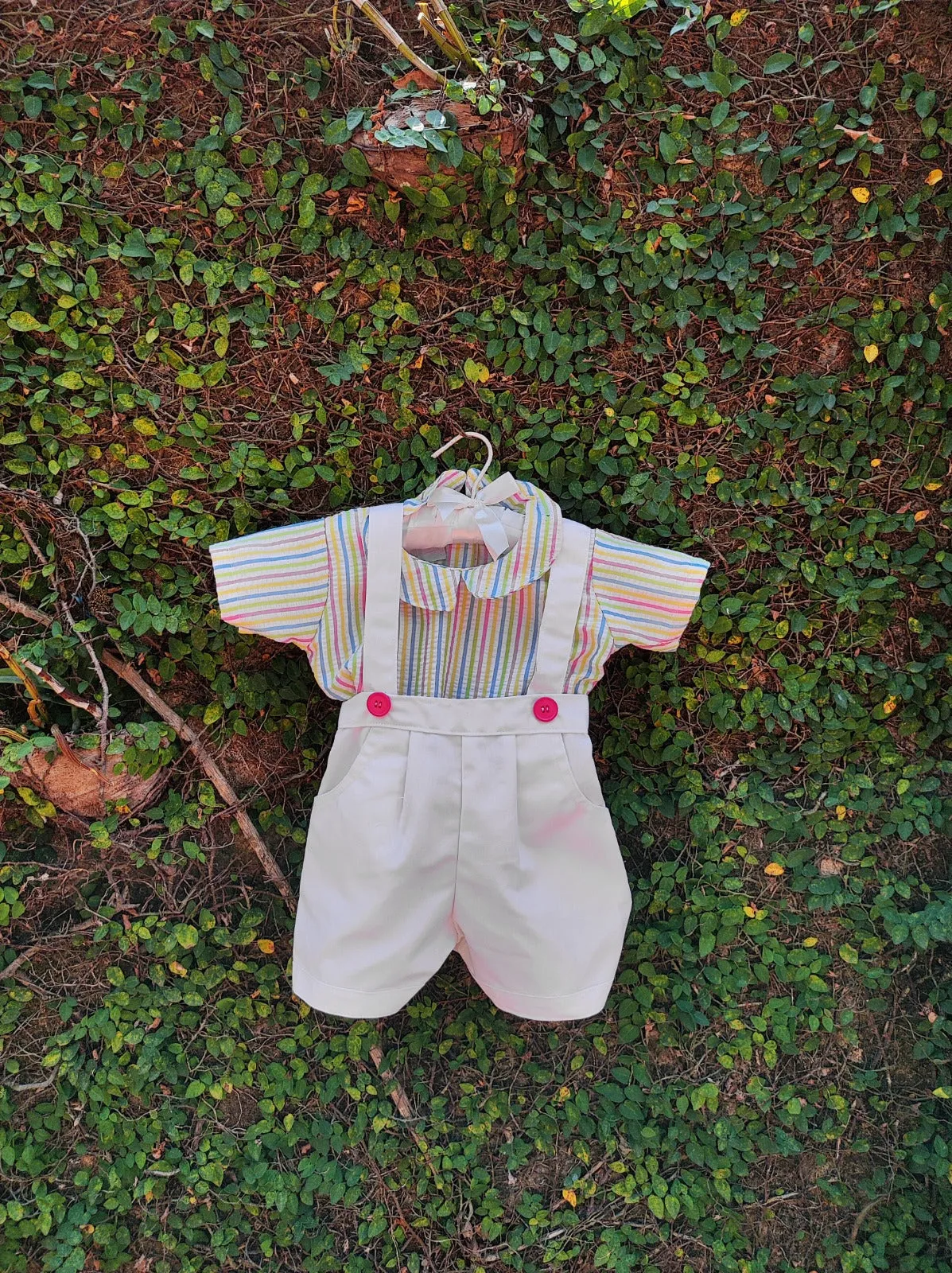 Cool Colours Cotton Romper Set