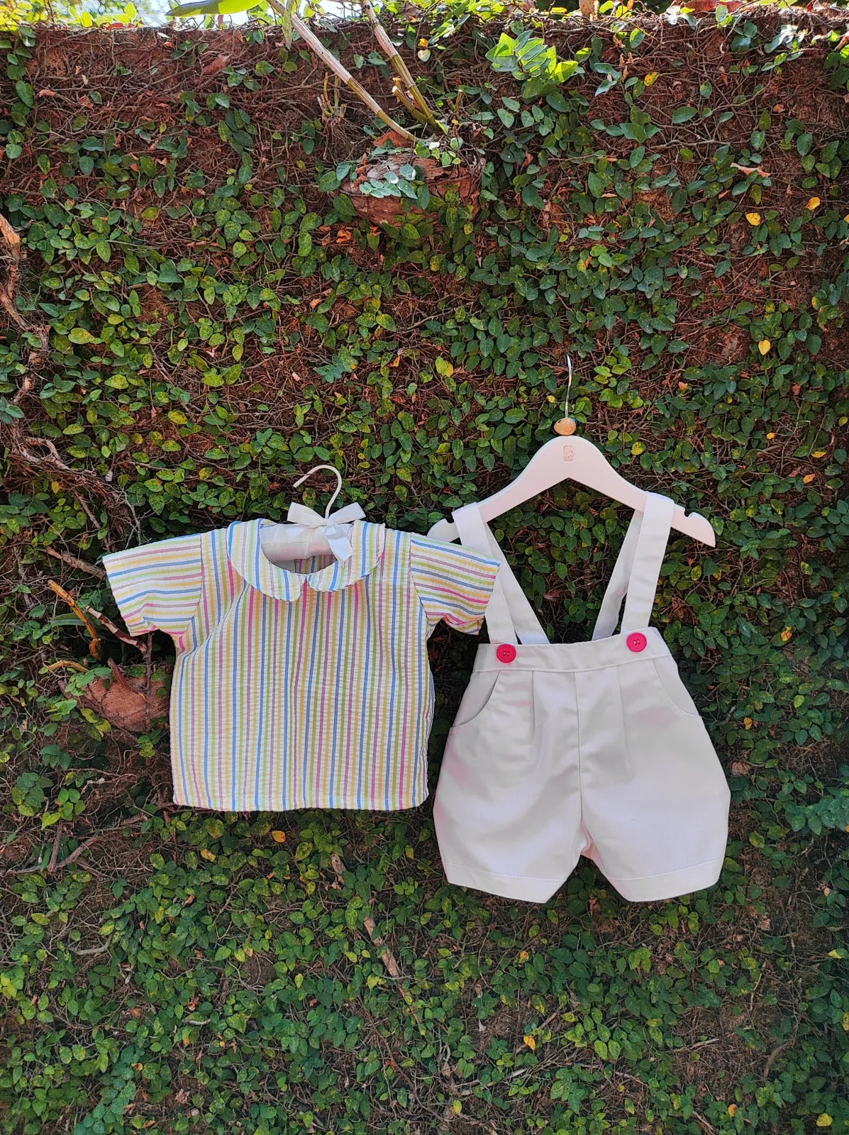 Cool Colours Cotton Romper Set