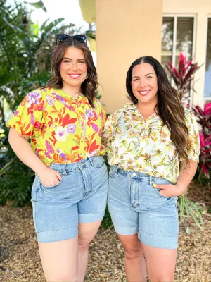 Cool Down TUMMY CONTROL Shorts by Judy Blue