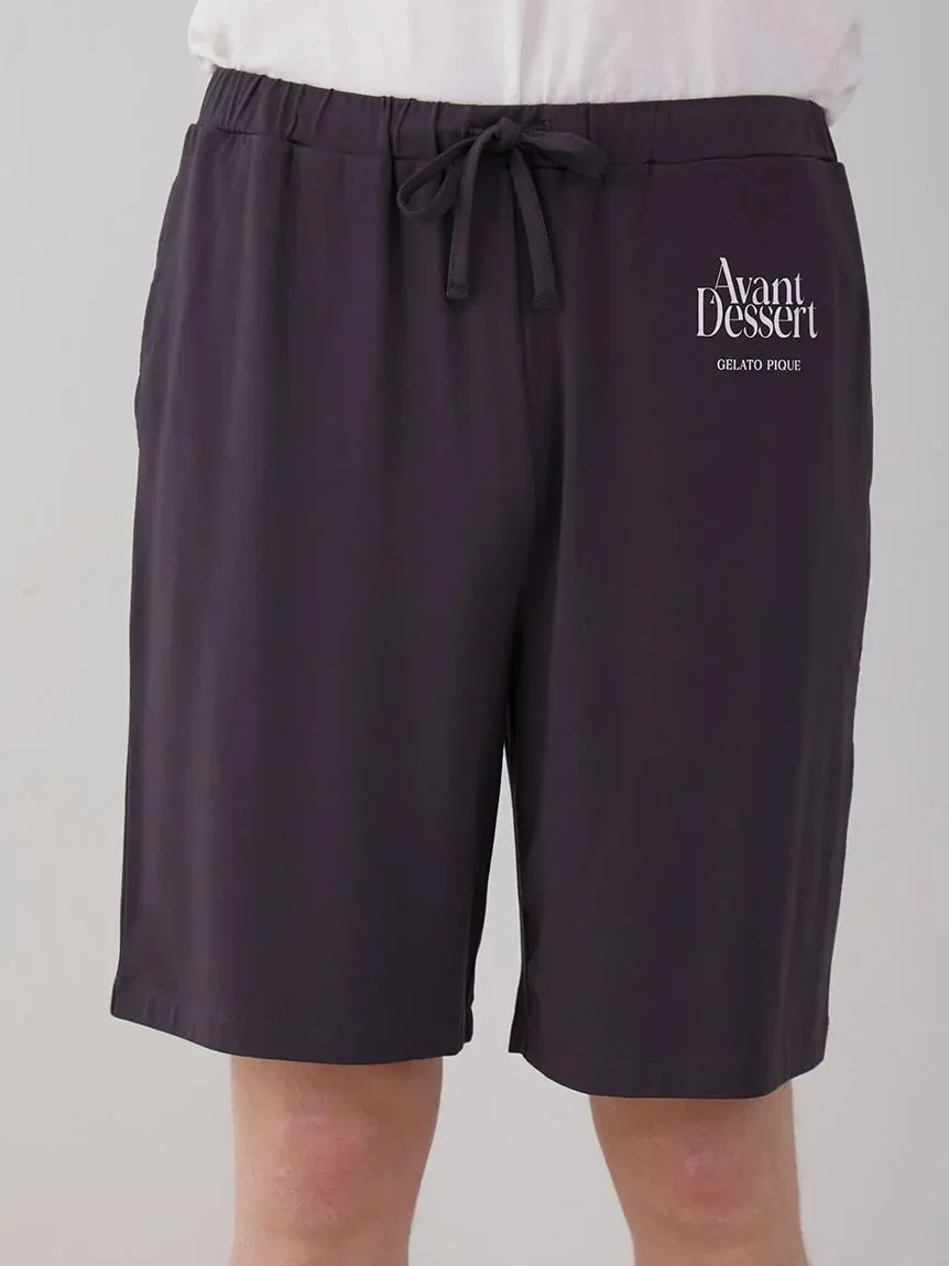 COOL MEN'S Rayon Logo Pajama Shorts