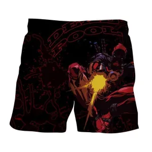 Deadpool Cool Black 3D Printed Deadpool Short