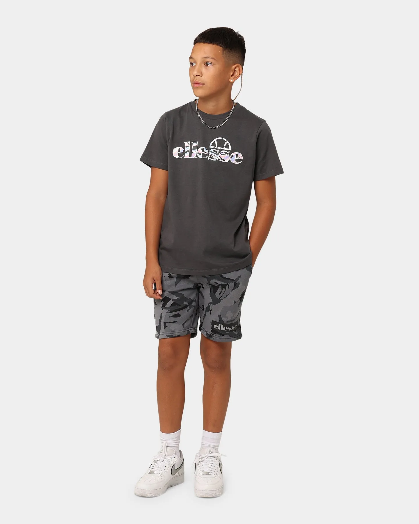 Ellesse Kids' Mercano Junior Shorts Camo