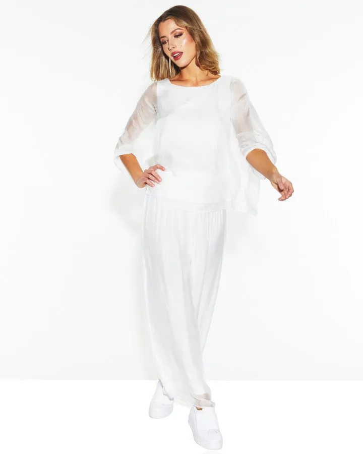 Fate   Becker | Sunlight and Shadow Silk Pant