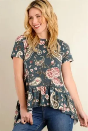 Floral Paisley Blouse