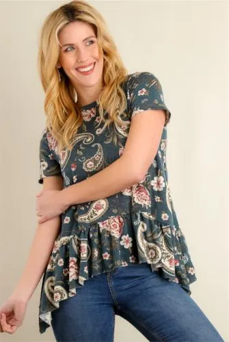 Floral Paisley Blouse