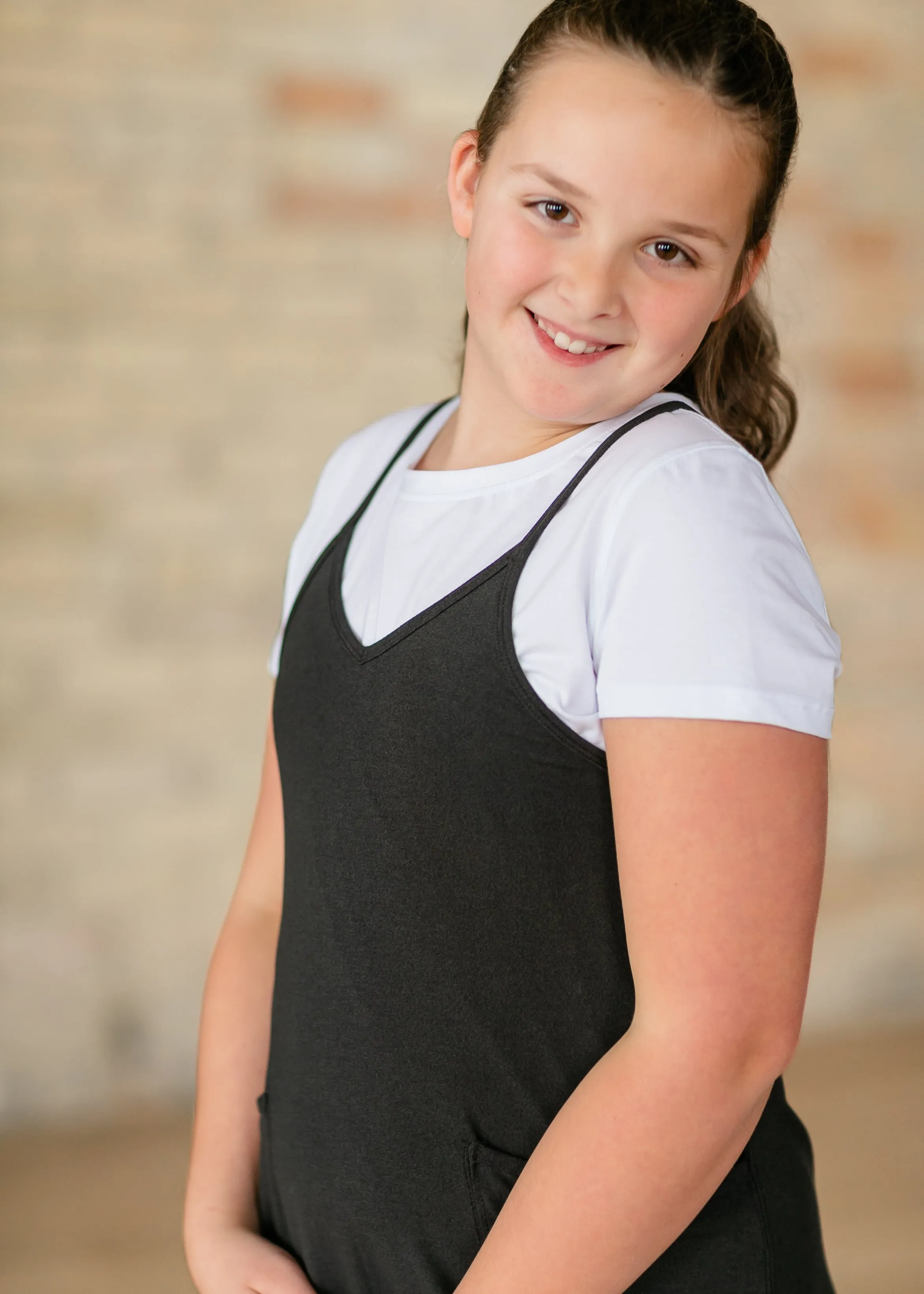 Girl's Lolo Racerback Lightweight Midi Dress