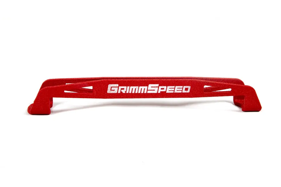 Grimmspeed Lightweight Battery Tie Down (Red) - Subaru
