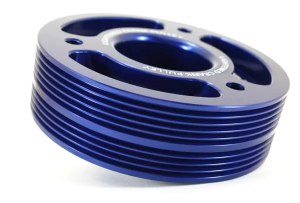 Grimmspeed Lightweight Crank Pulley (Blue) - Subaru STI VA