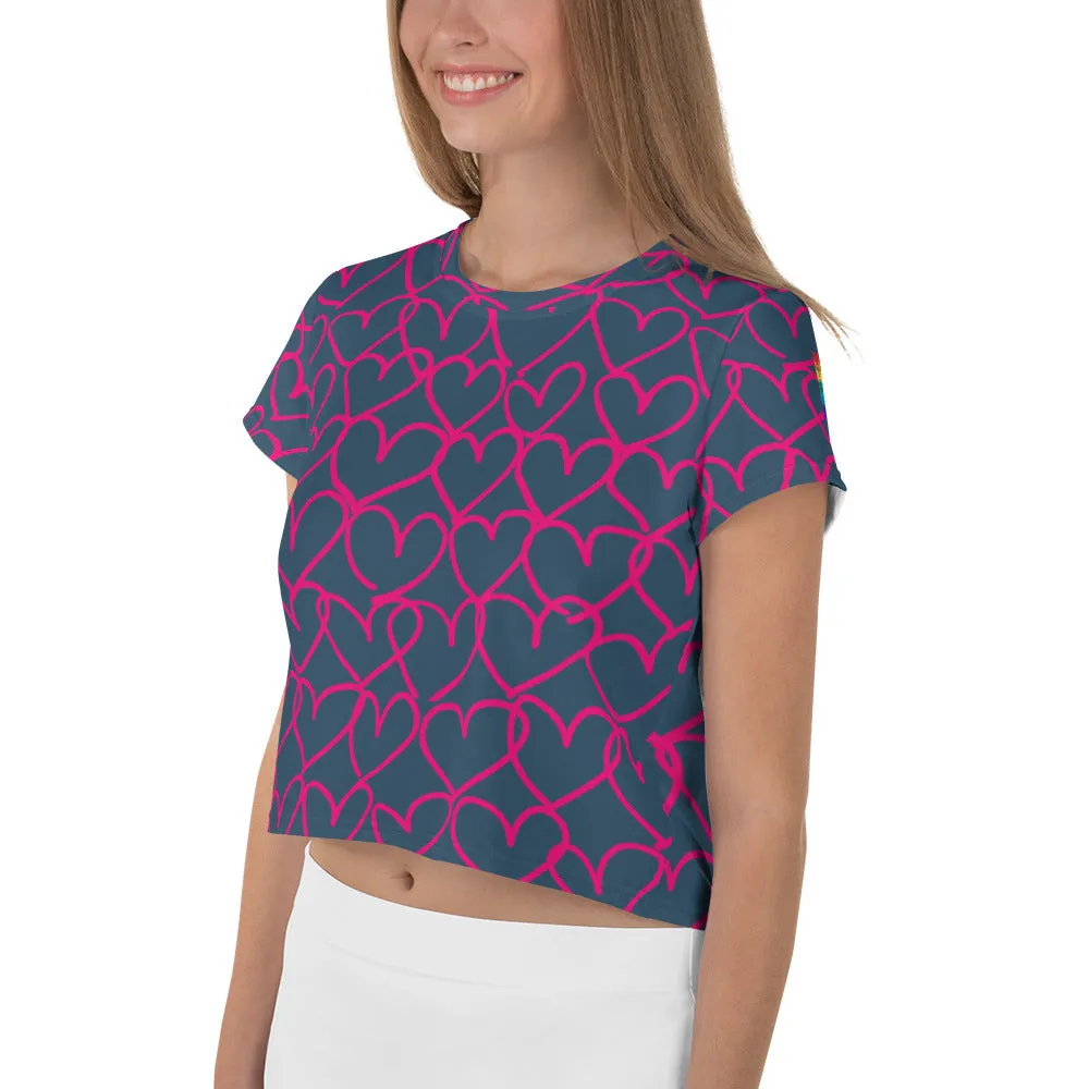 Grounded in Love Sporty Crop Tee