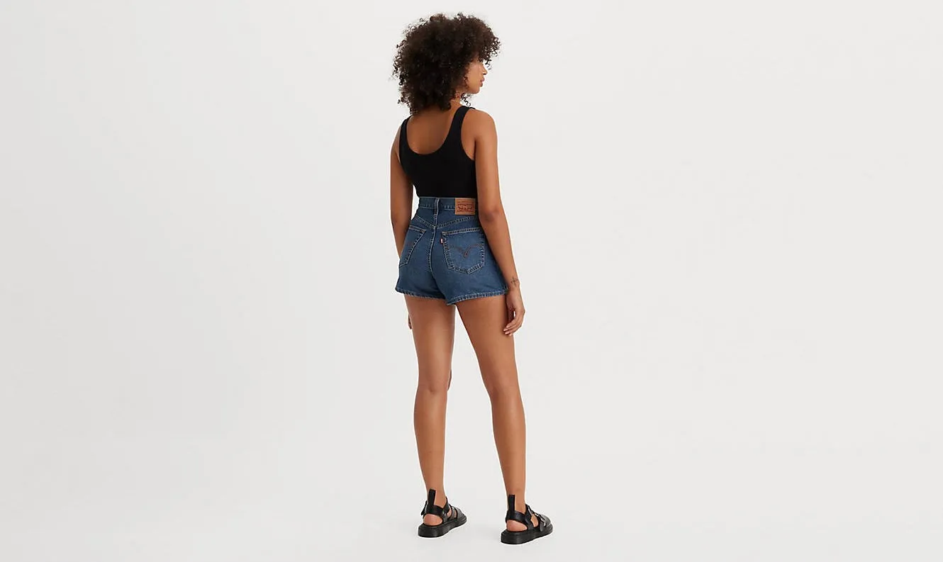 High Waisted Mom Shorts - Cool Places To Go