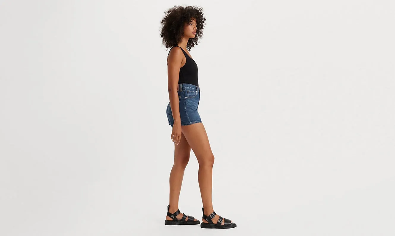 High Waisted Mom Shorts - Cool Places To Go