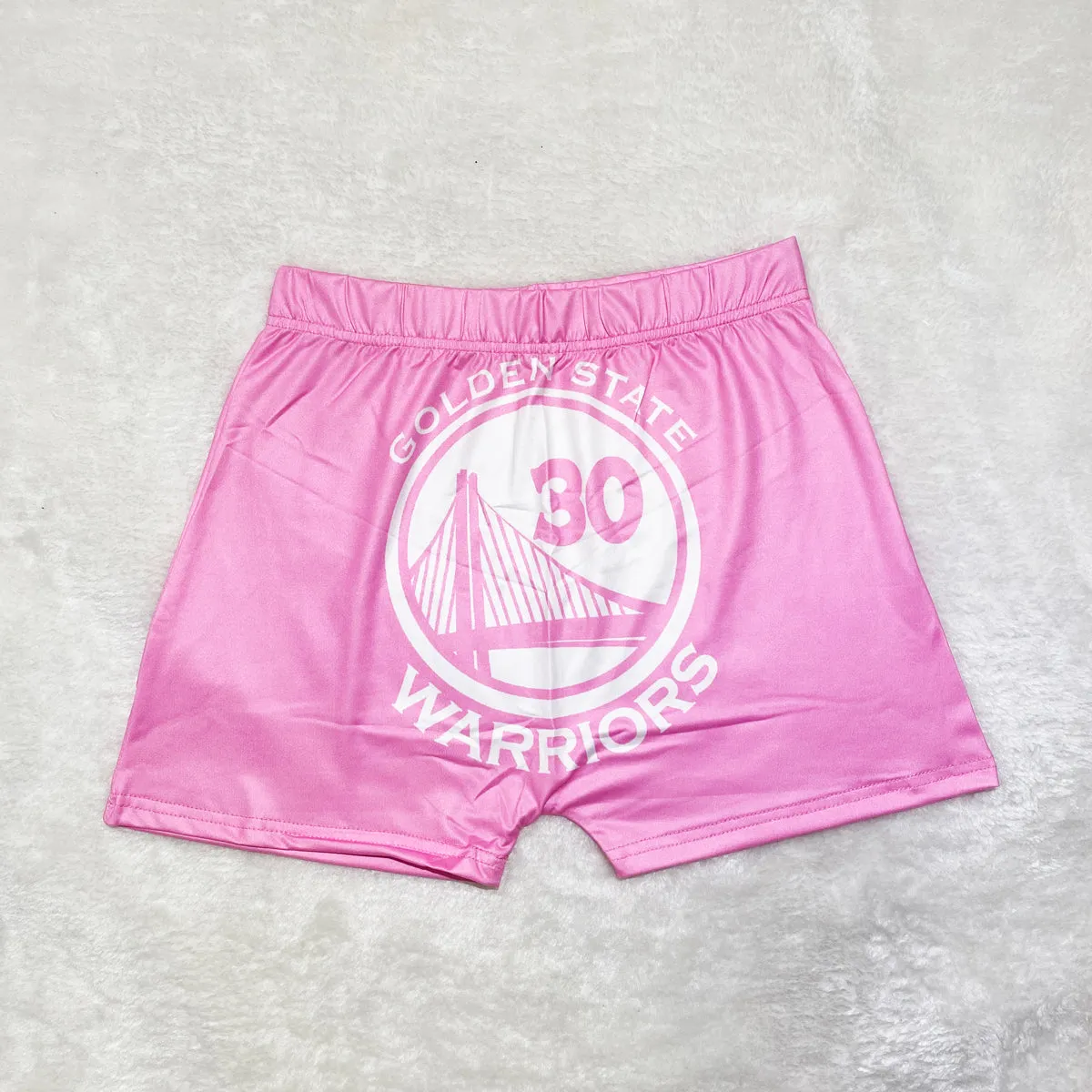 Hot trendy printed tight shorts AY1125