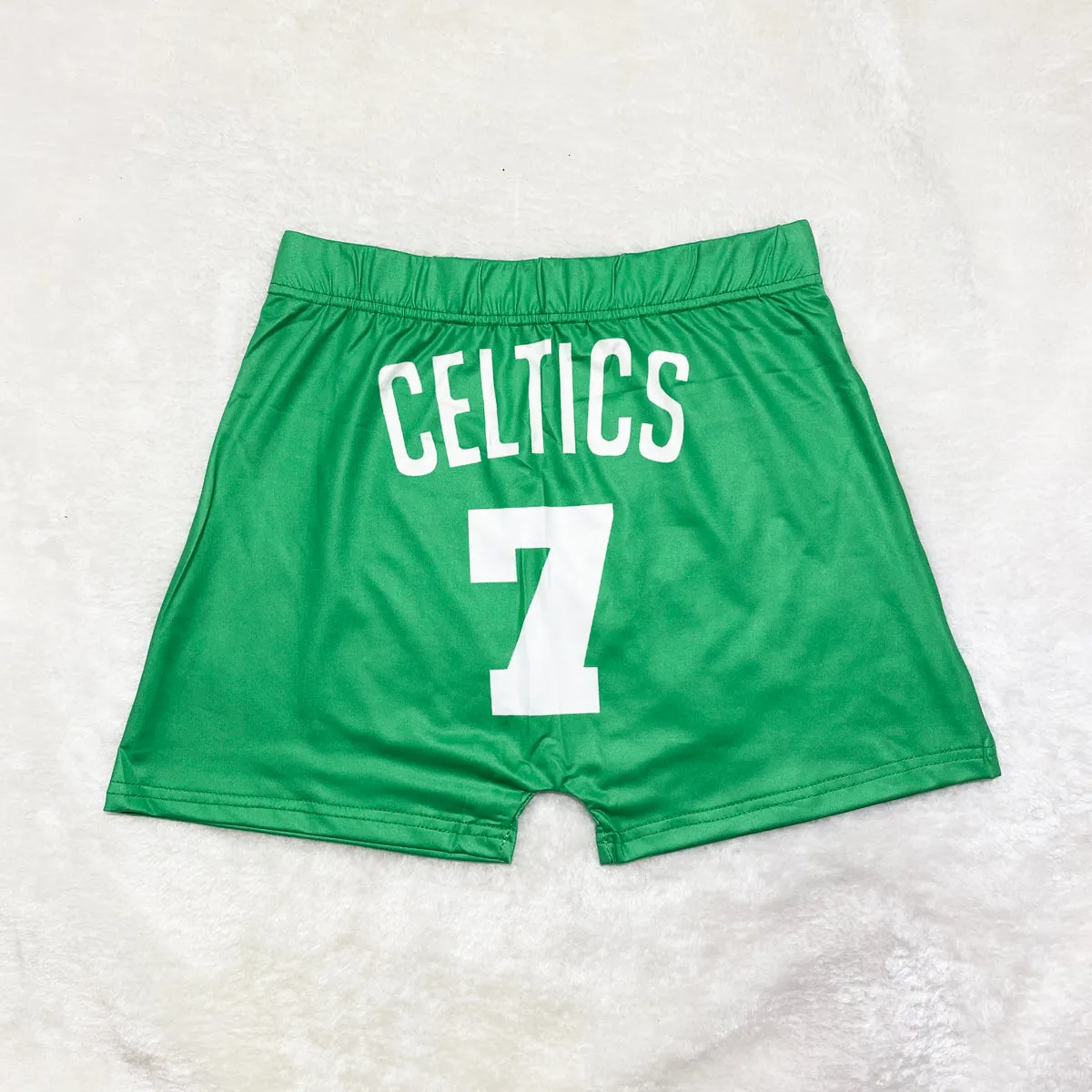 Hot trendy printed tight shorts AY1125