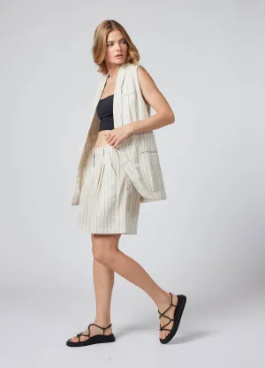 Inception Pinstripe Shorts by MVN