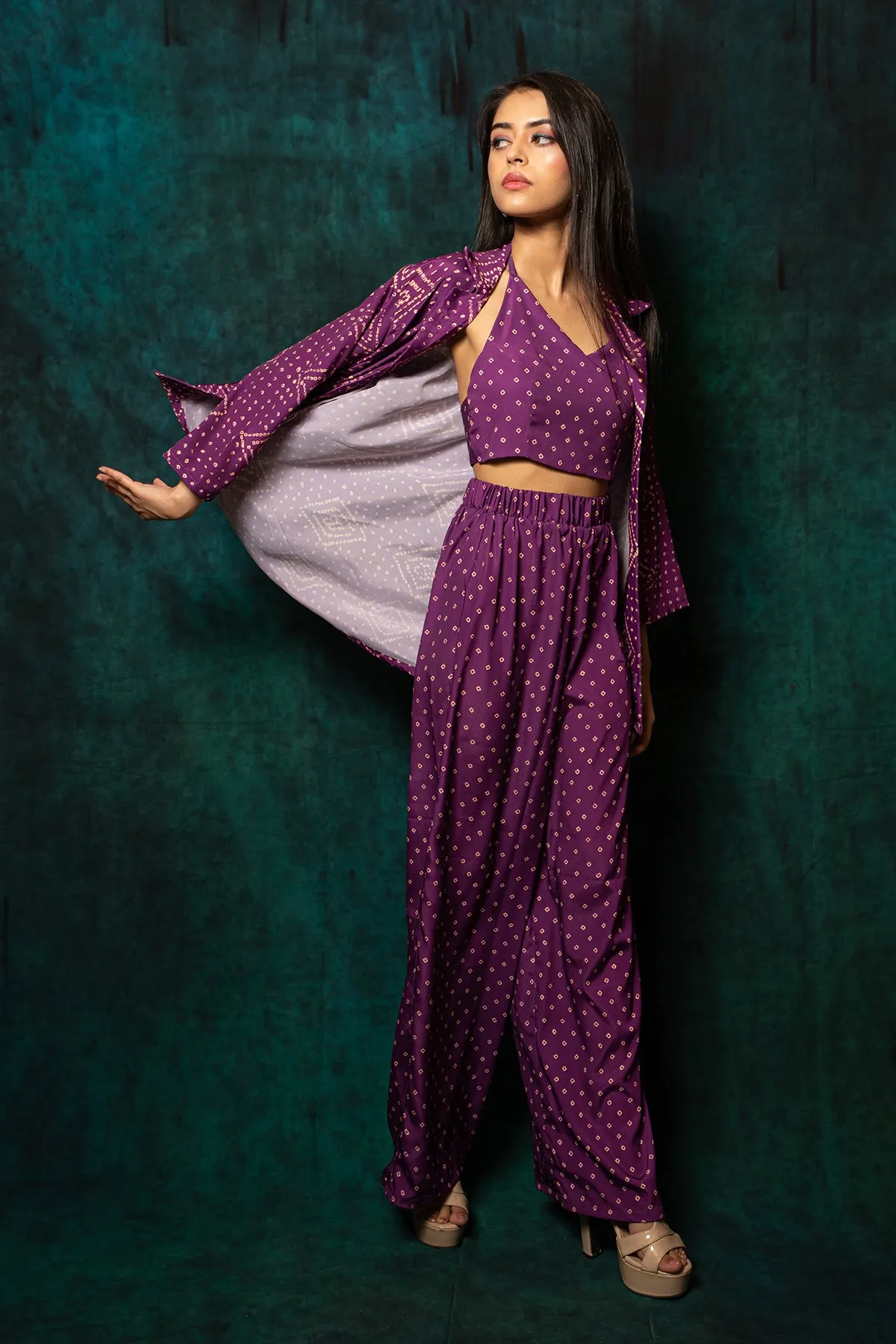 Indie- 2 piece halter cami and pants set