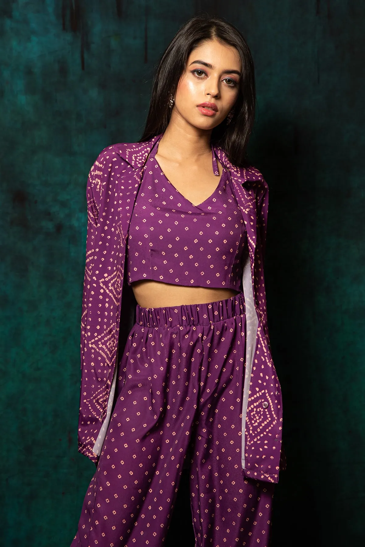 Indie- 2 piece halter cami and pants set