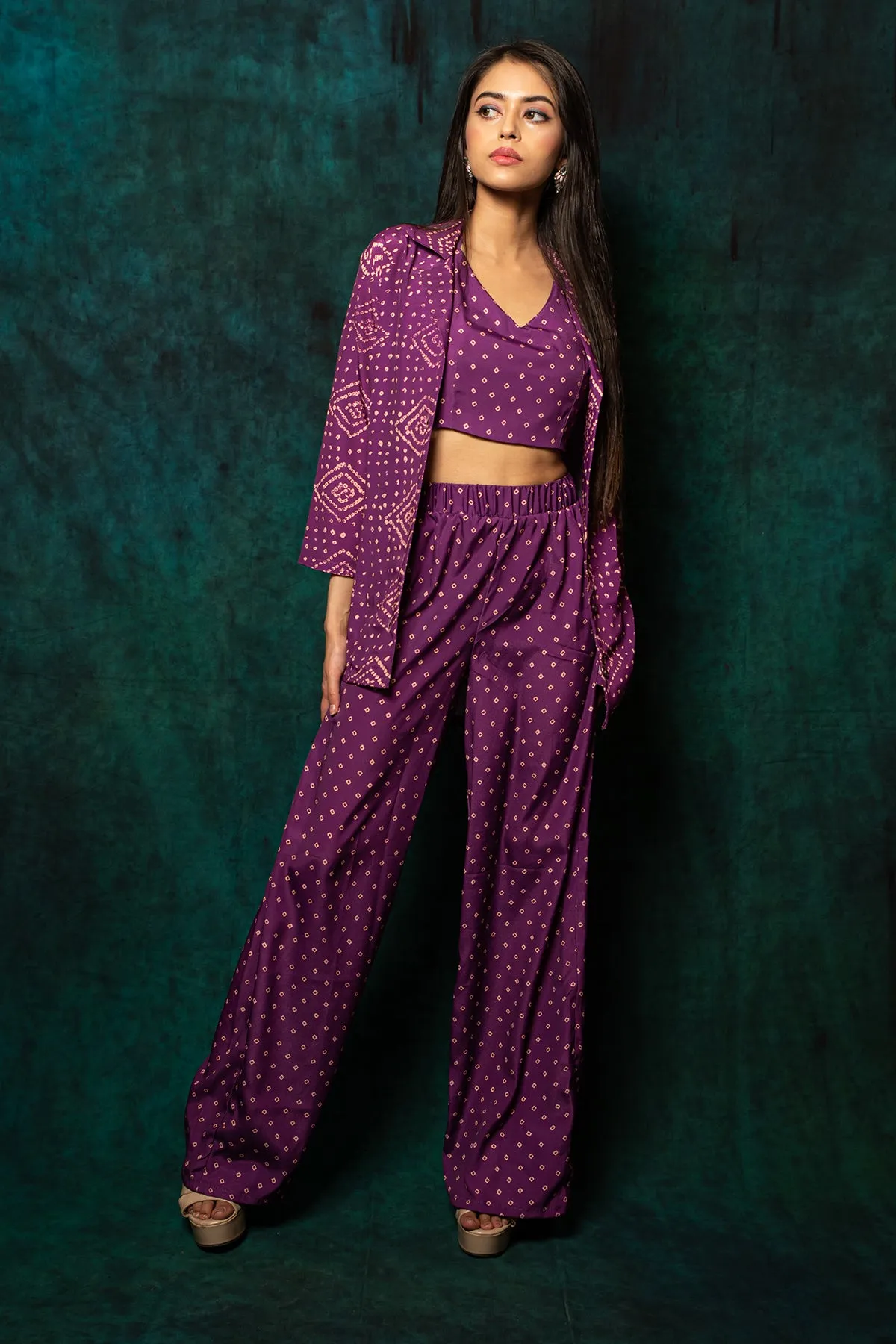Indie- 2 piece halter cami and pants set