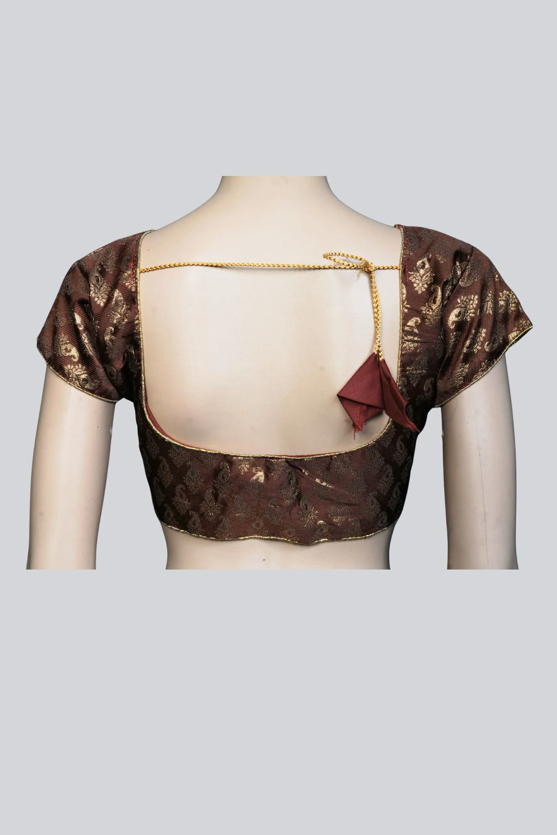 JCS Fashions Opulent Brocade Blouse - Timeless Elegance Meets Comfort